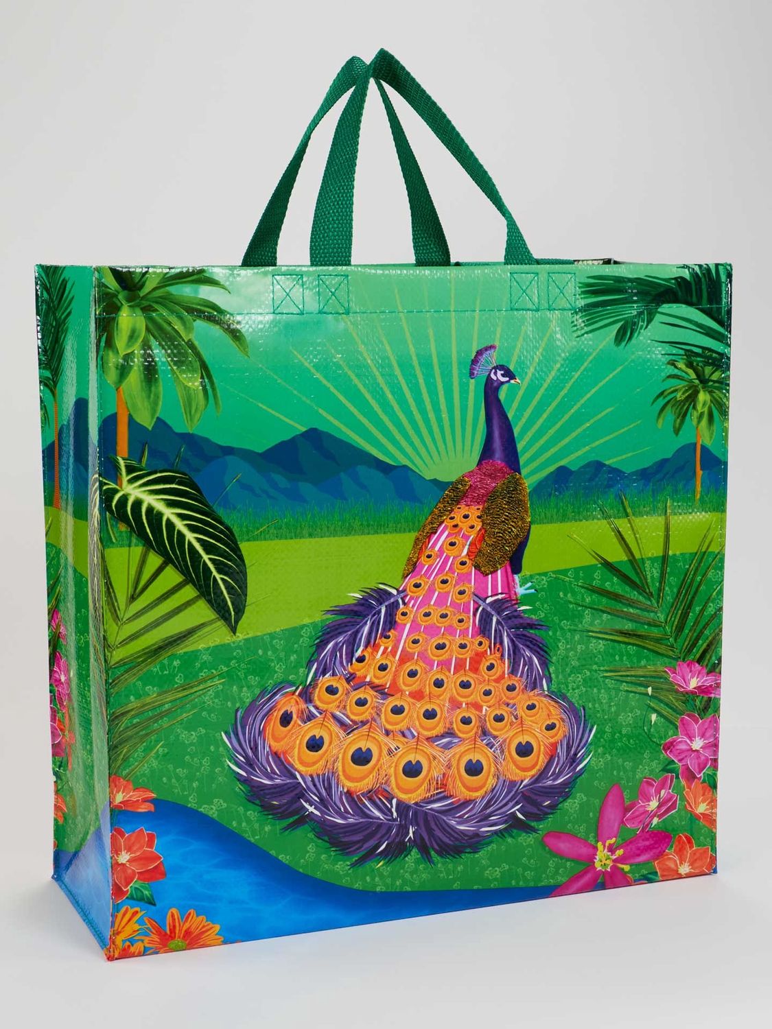 Peacock Paradise Shopper Tote Bag