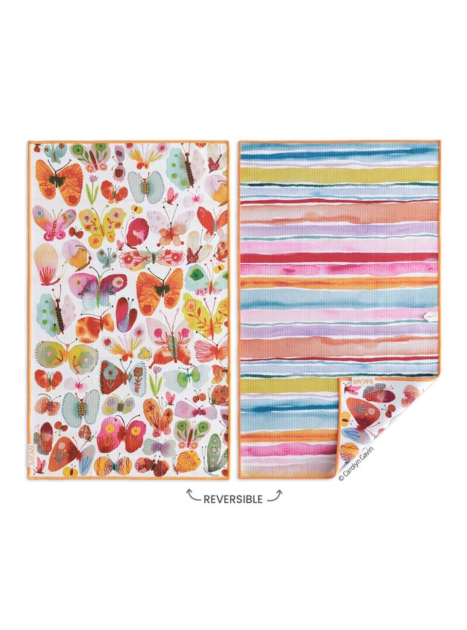 Belize Butterflies Reversible Microfiber Kitchen Towel