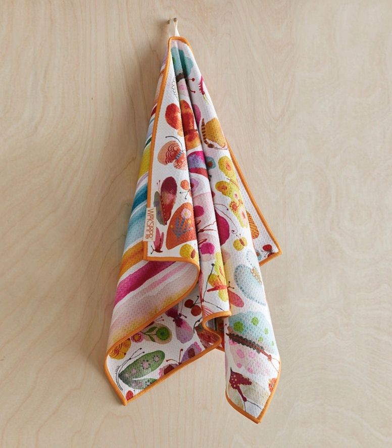 Belize Butterflies Reversible Microfiber Kitchen Towel