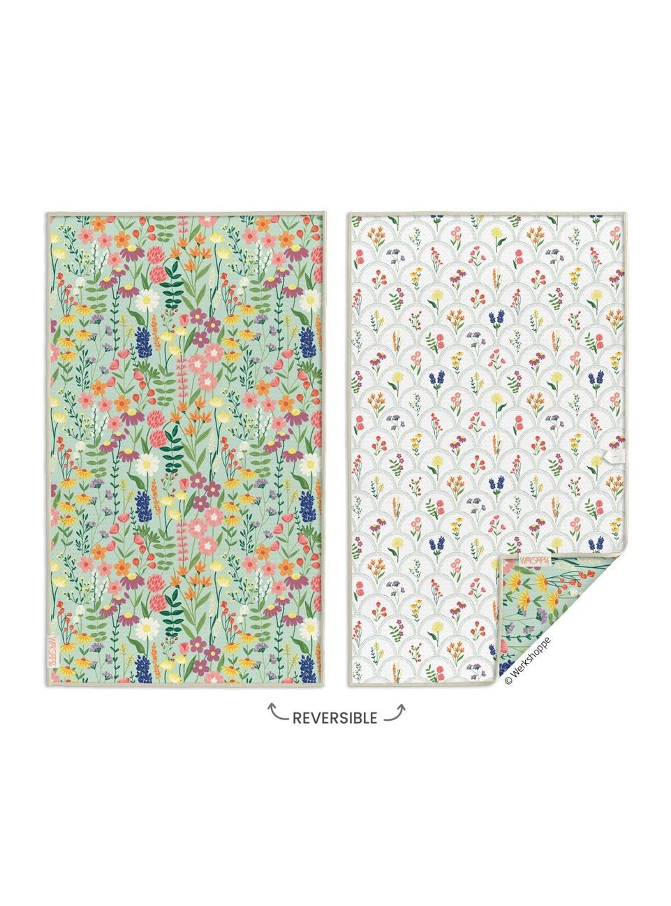 Wildflowers Reversible Microfiber Kitchen Towel