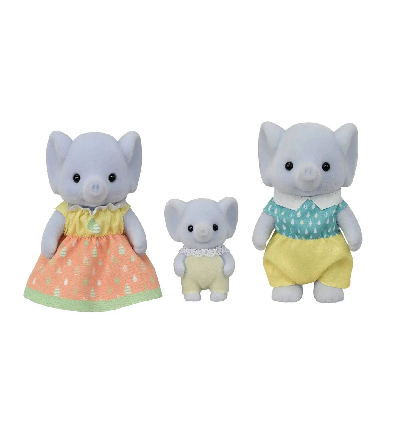 Calico Critters Elephant Family Trio