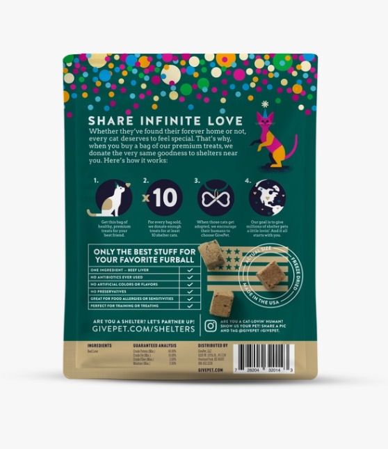 Birthday Purr-Resent Freeze Dried Cat Treats