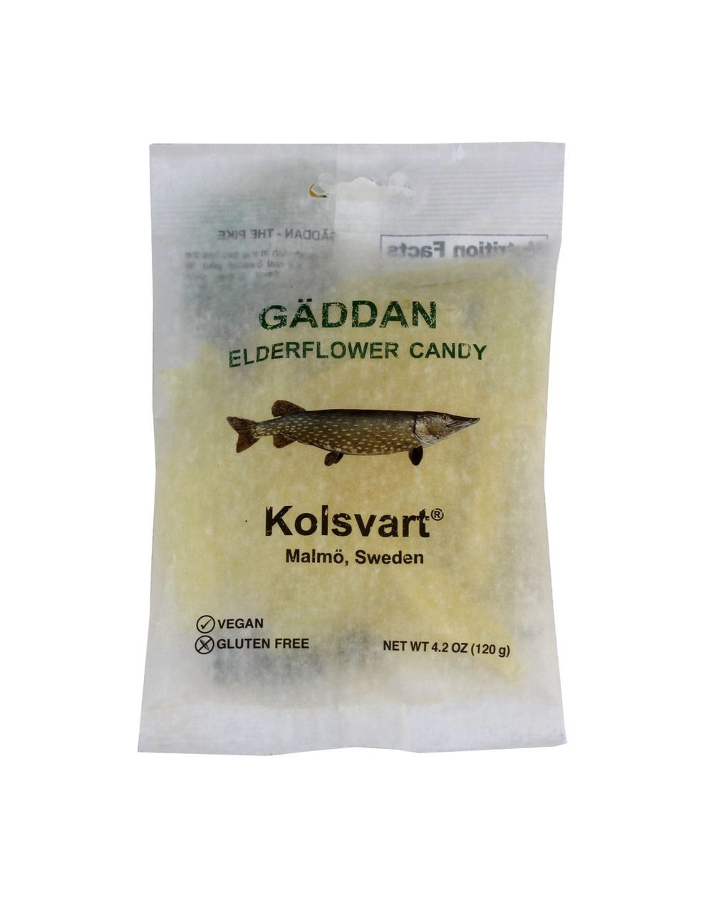 Kolsvart Elderflower Flavored Pike Fish Candy