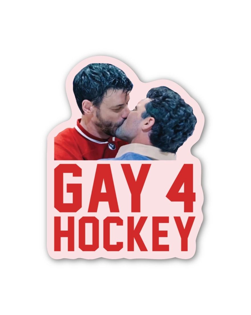 Gay 4 Hockey Sticker