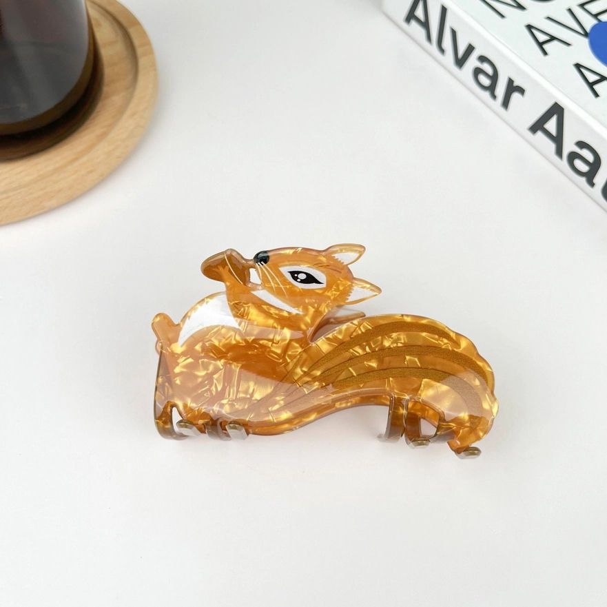 Squirrel Hair Claw Clip