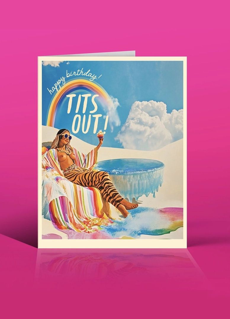 Happy Birthday! Tits Out! Card
