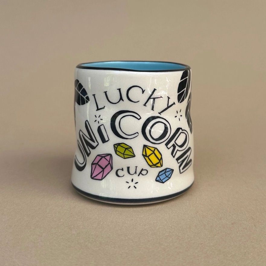 Lucky Unicorn Medium Cup
