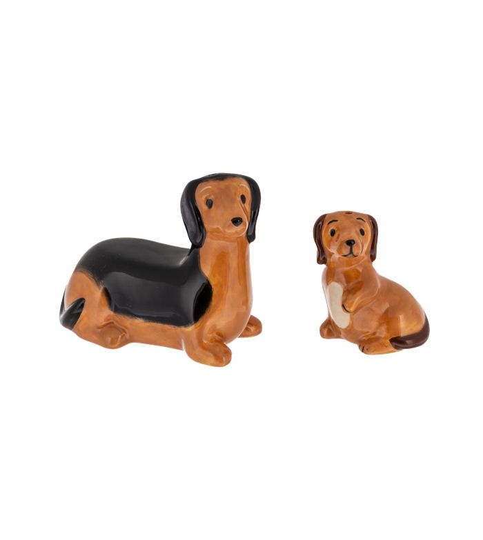 Stacking Dog Salt And Pepper Shaker Set