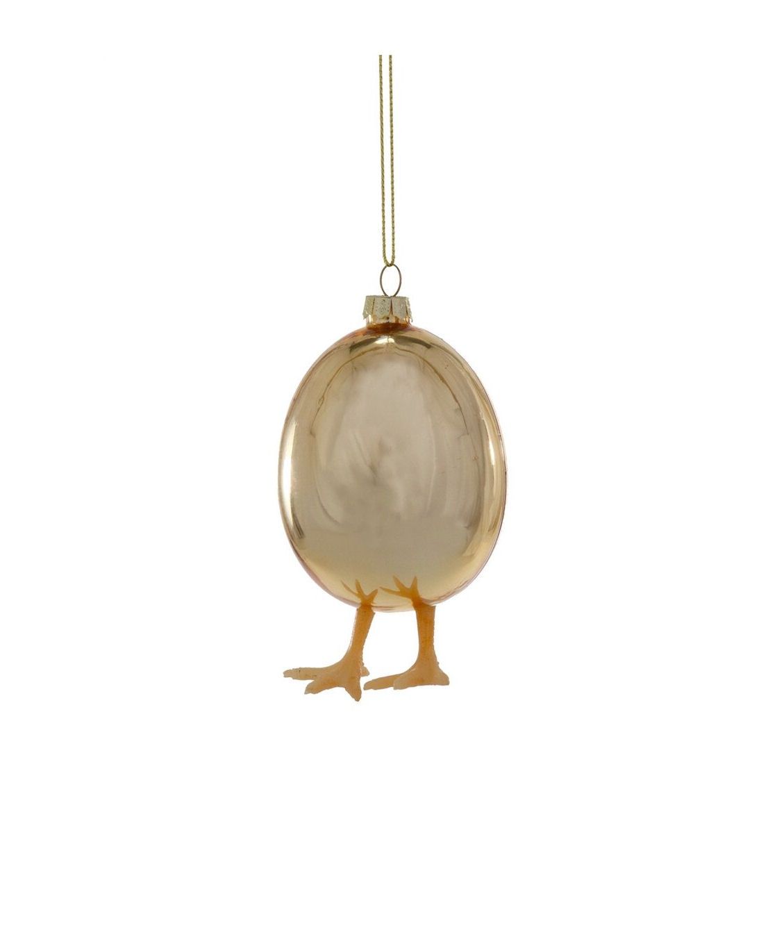 What Came First Egg Glass Ornament