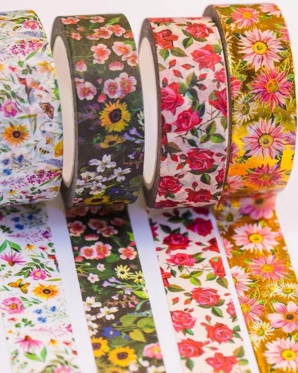 Floral Four Pack Washi Tape