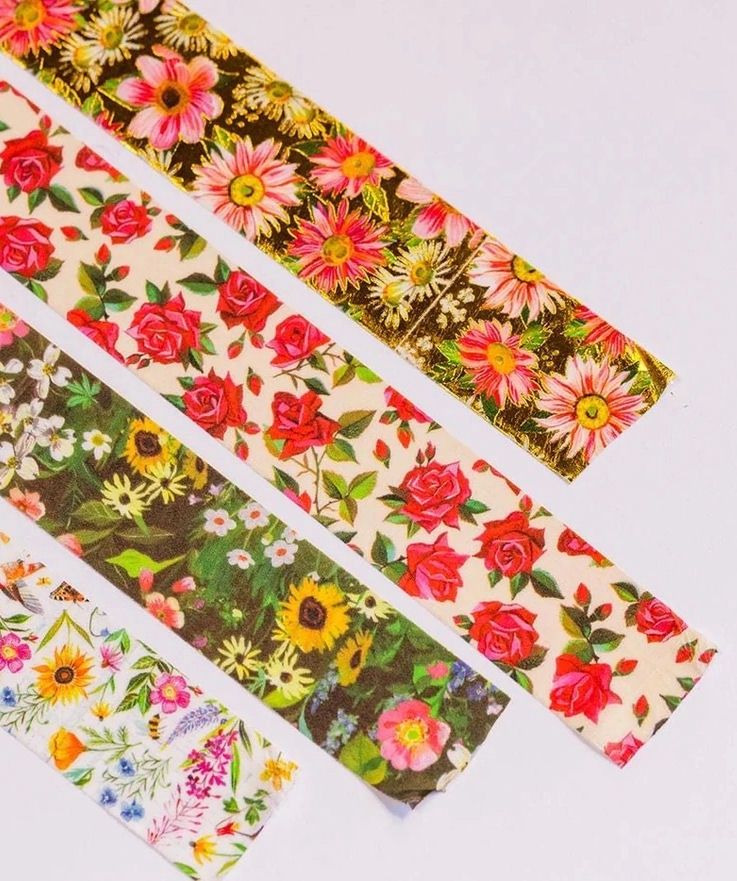 Floral Four Pack Washi Tape