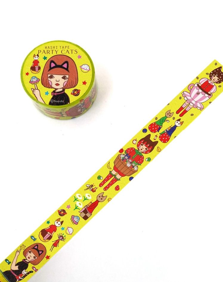Party Cats Washi Tape