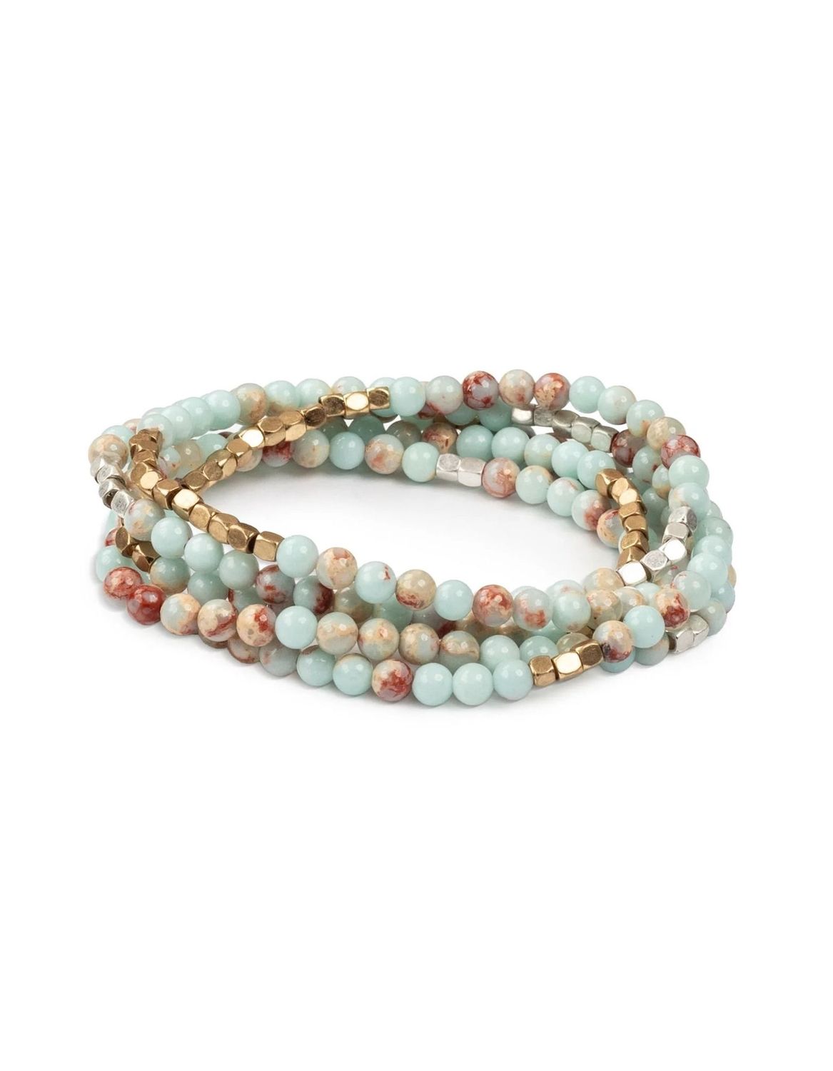 Agalmatolite - Stone Of Creativity Stone Silver Bracelet or Necklace