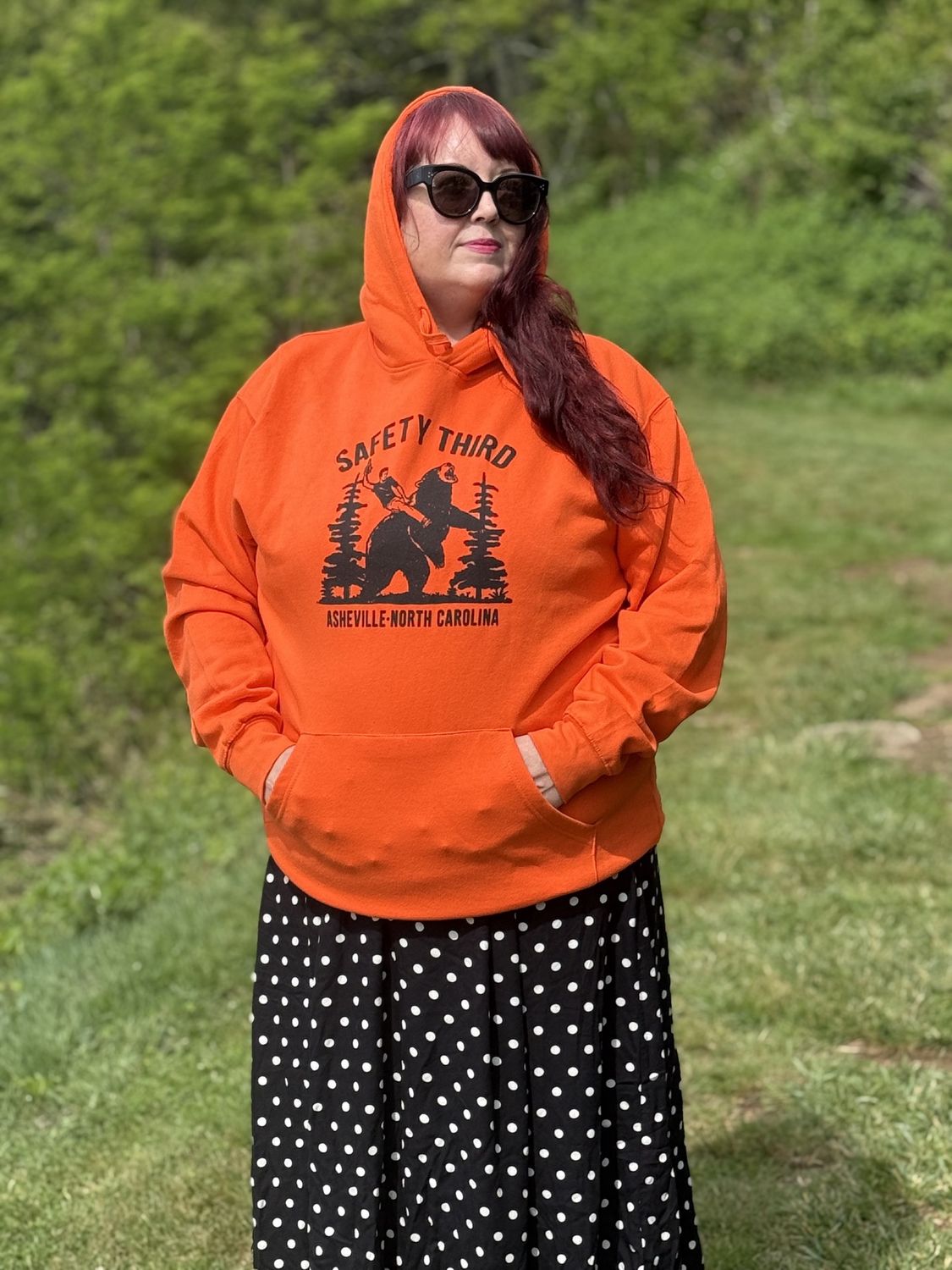 Safety Third Orange Hoodie