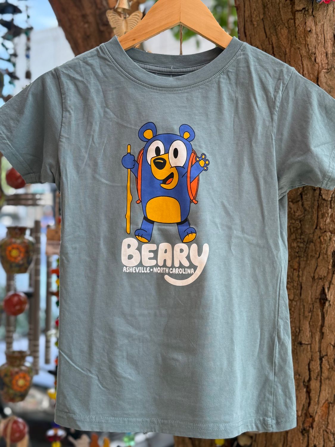 Beary Asheville, North Carolina Kids T-Shirt