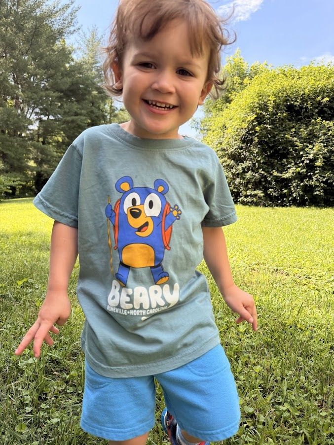 Beary Asheville, North Carolina Kid's T-Shirt
