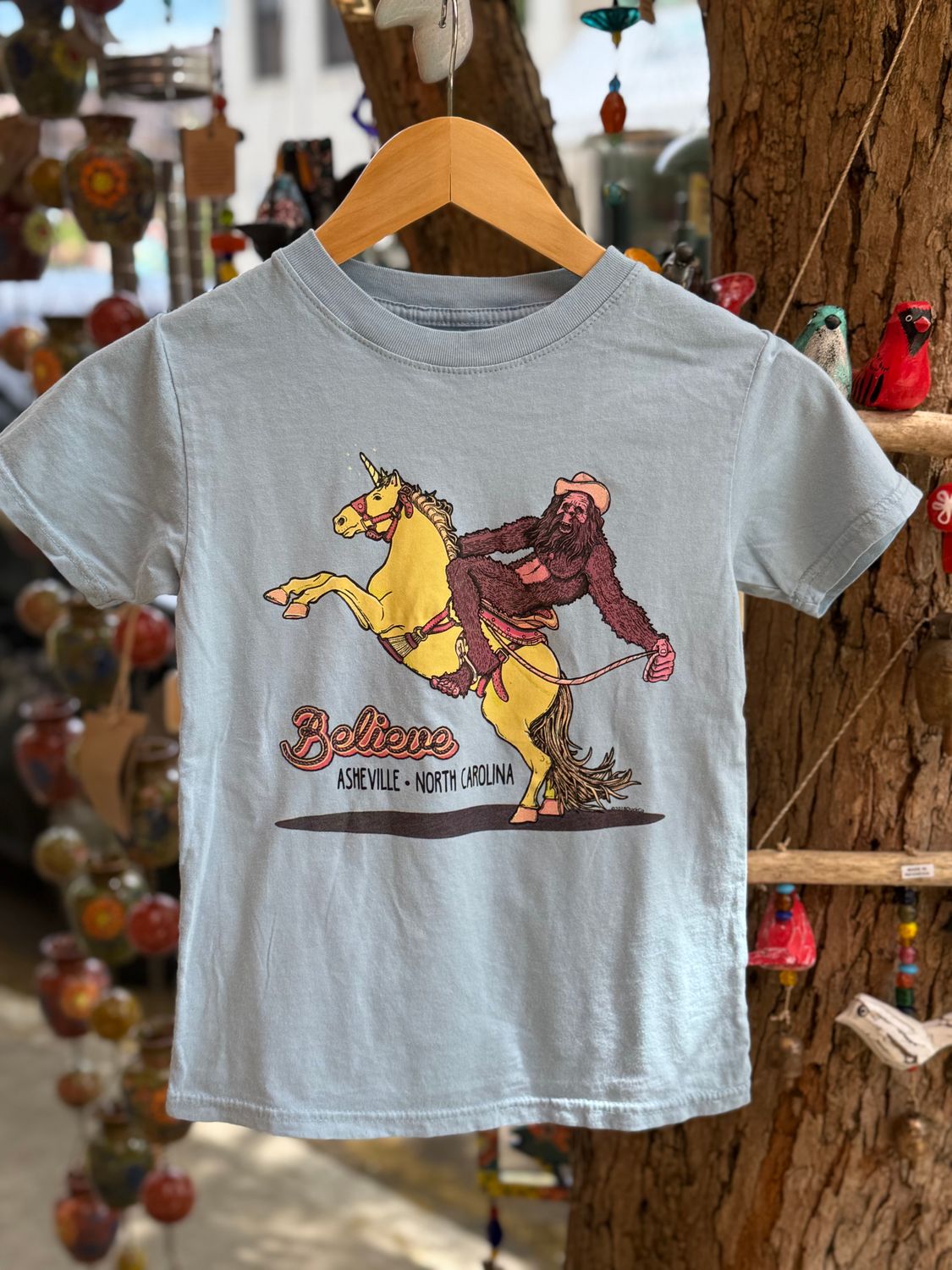 Magic Rodeo Asheville, North Carolina Kids T-Shirt
