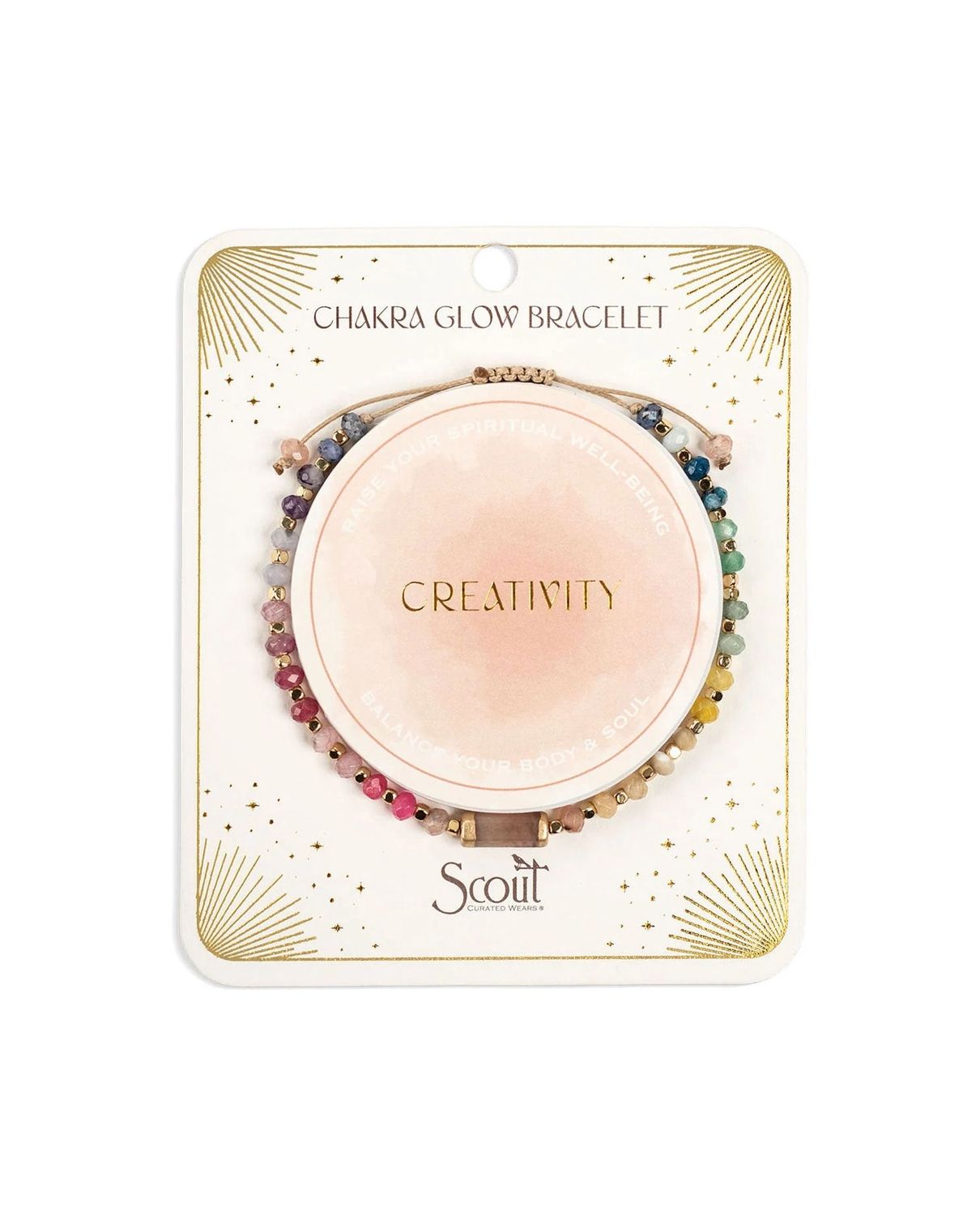 Chakra Glow Creativity Sacral Gold Bracelet
