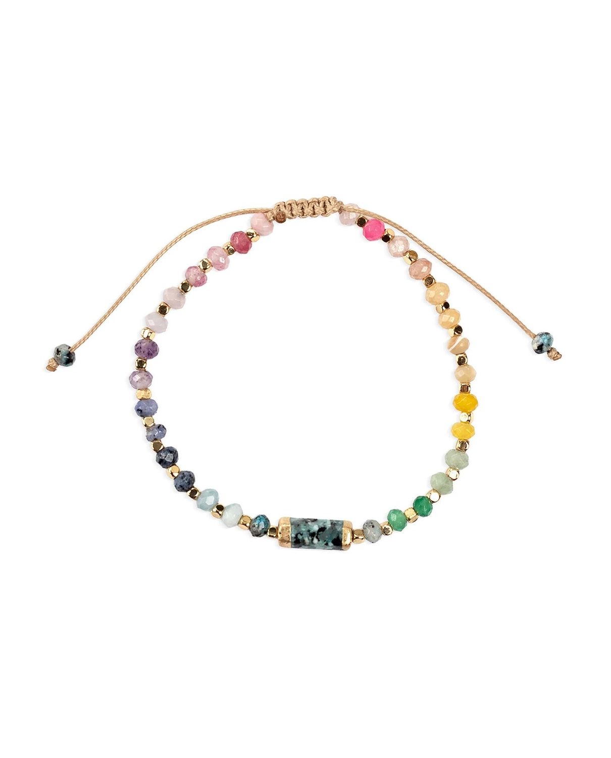 Chakra Glow Clarity Third Eye Gold Bracelet