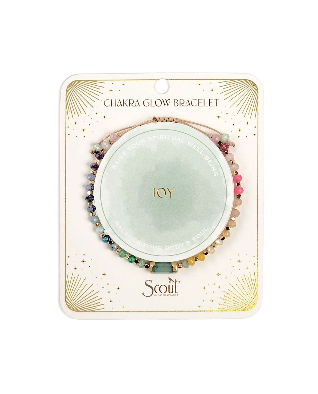 Chakra Glow Joy Heart Gold Bracelet