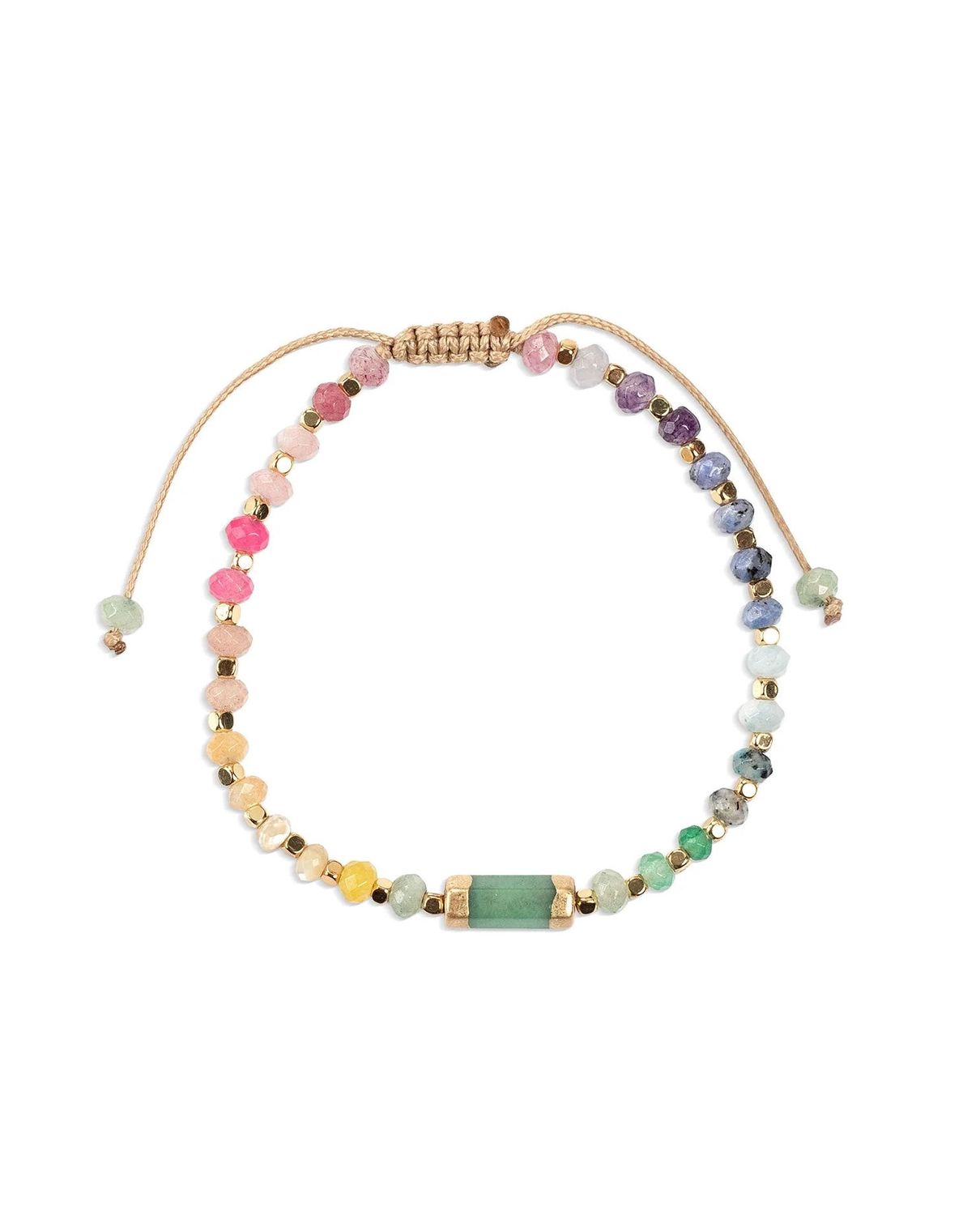 Chakra Glow Joy Heart Gold Bracelet