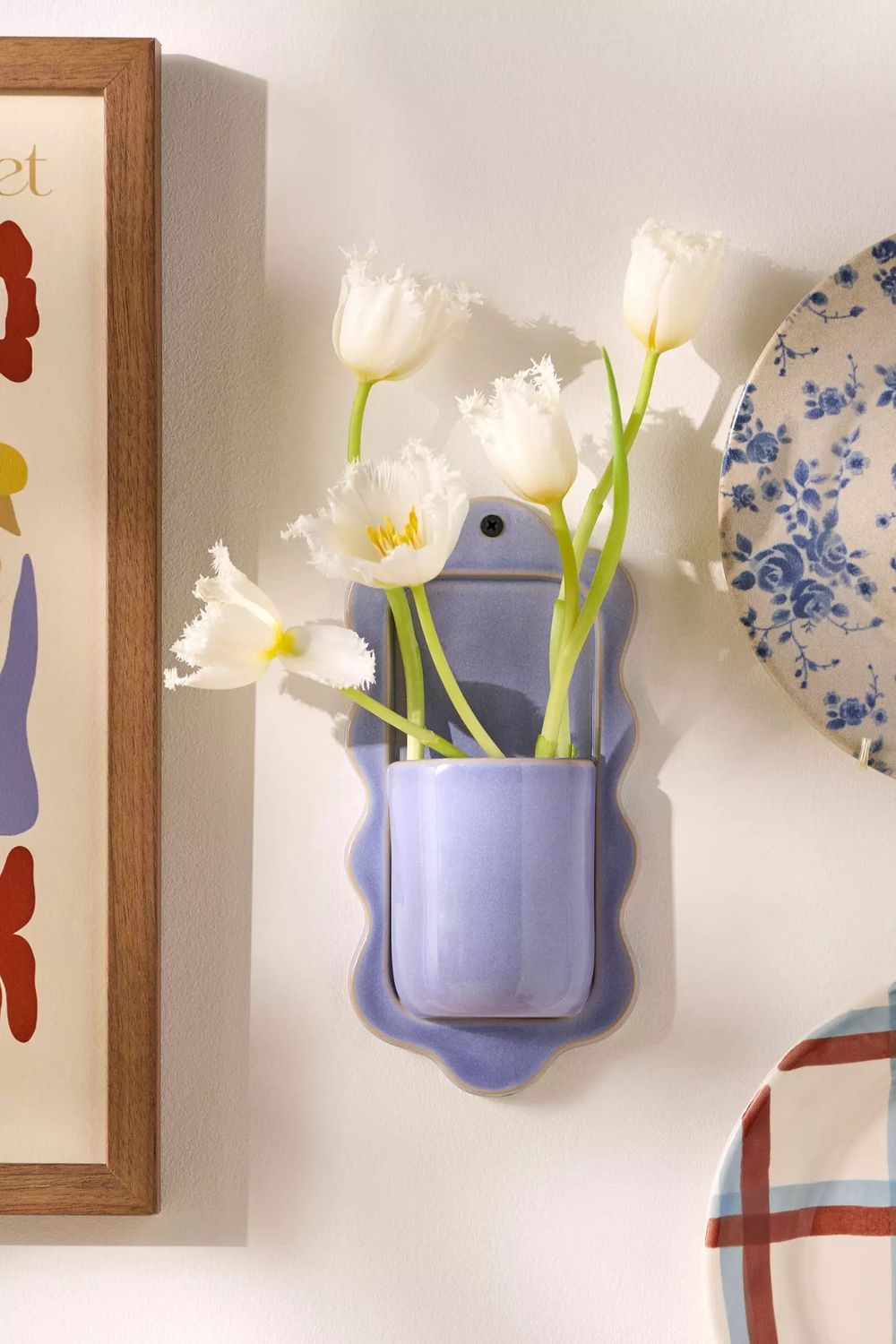 Periwinkle Wall Vase