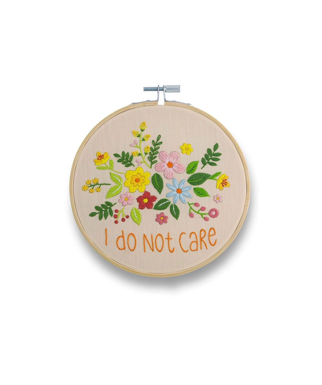 I Do Not Care Embroidery Kit