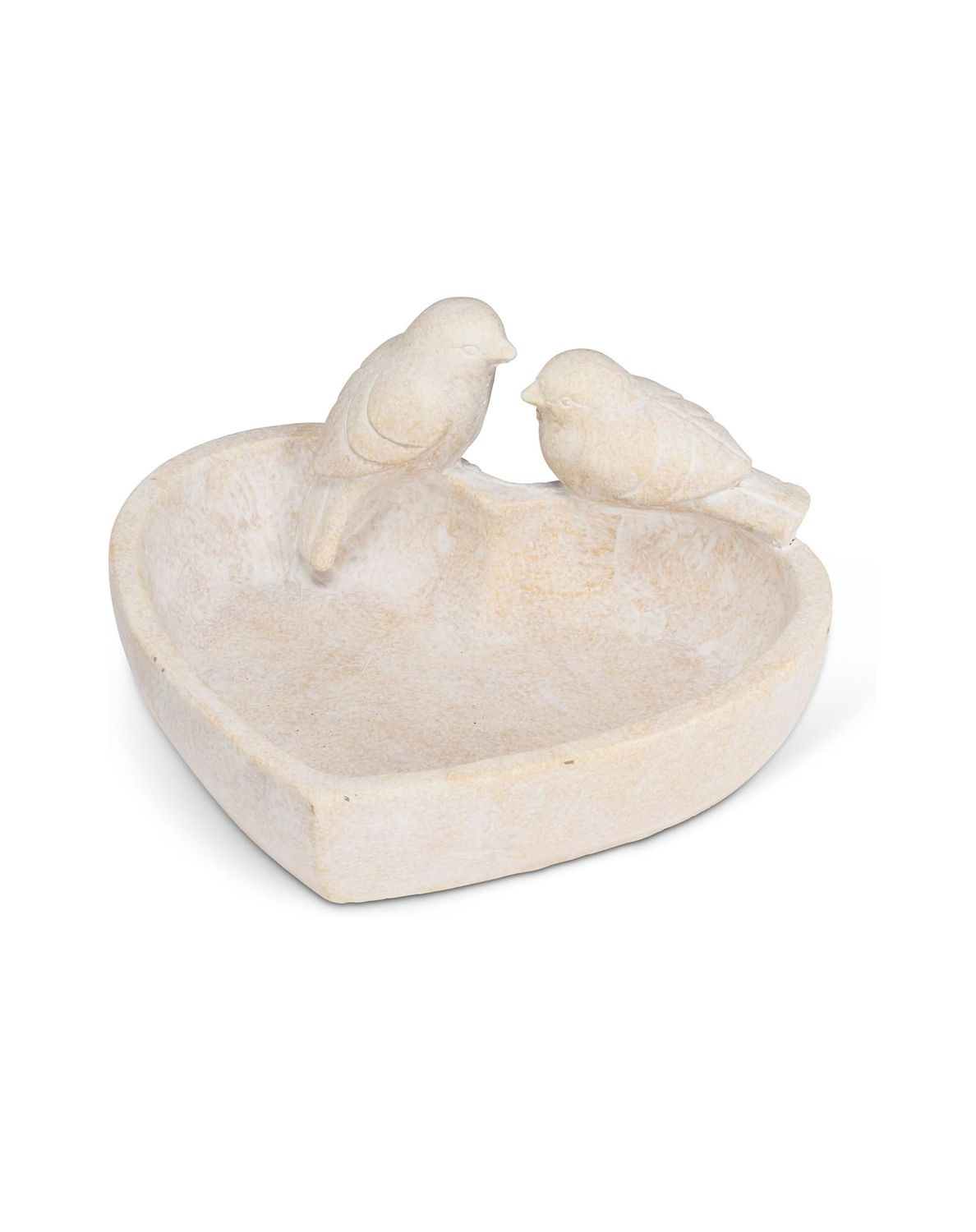 Large Heart Dish With 2 Birds