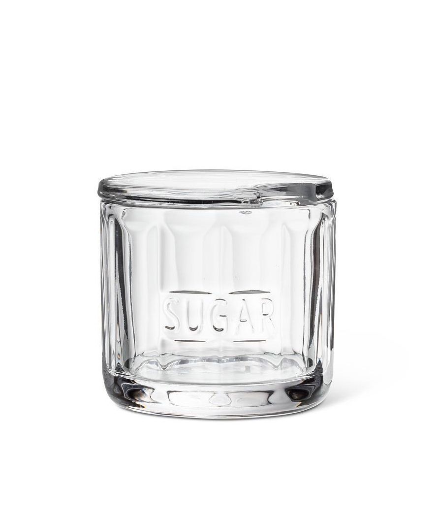 Glass Sugar Bowl With Lid
