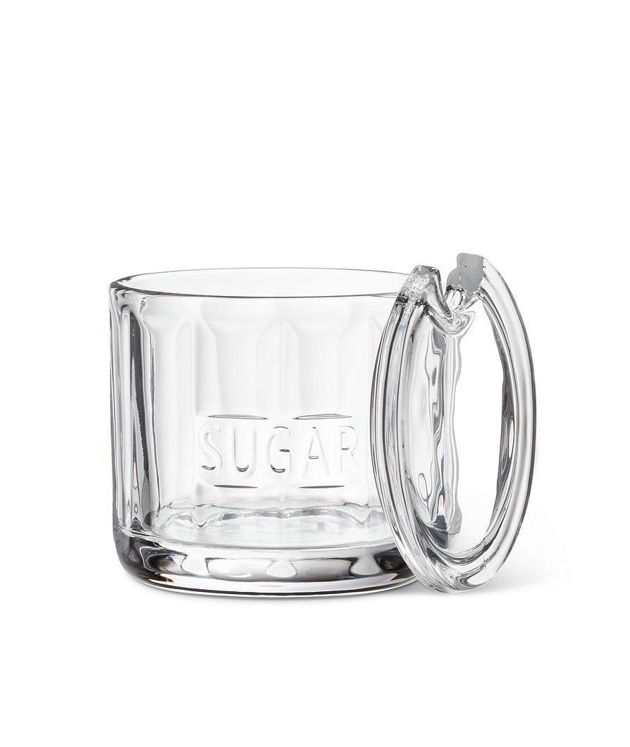 Glass Sugar Bowl With Lid