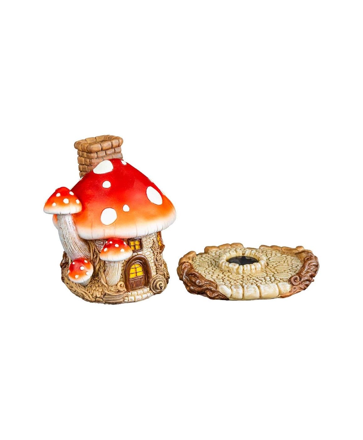 Mushroom House Incense Cone Burner