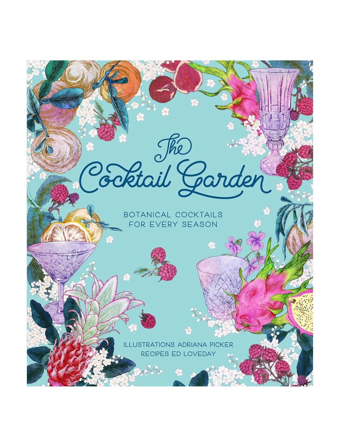 The Cocktail Garden Hardcover Book