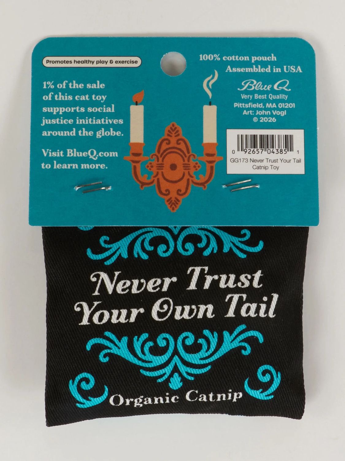 Never Trust Your Own Tail Catnip Toy