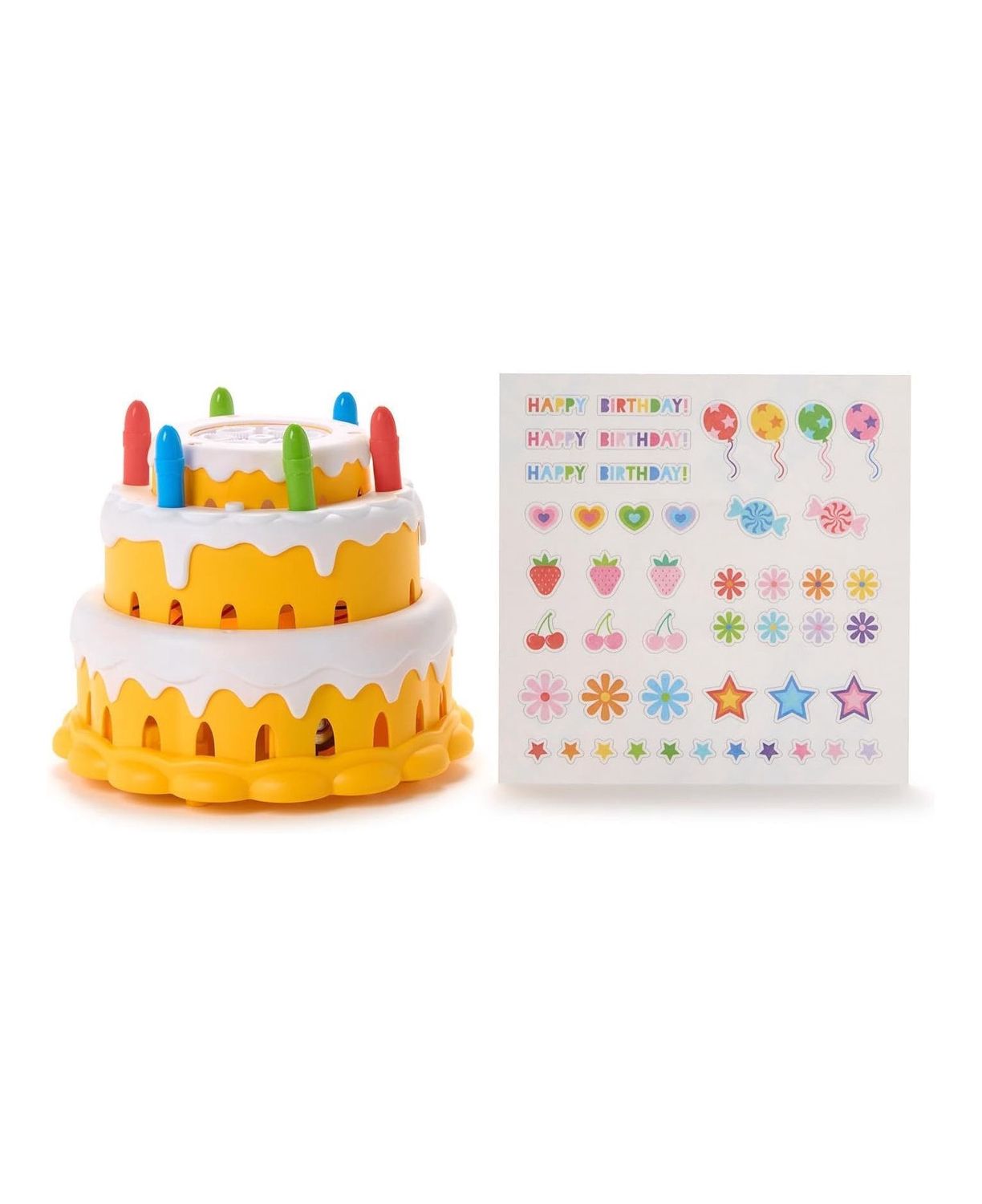 Light Up Musical Bubble Maker Birthday Cake