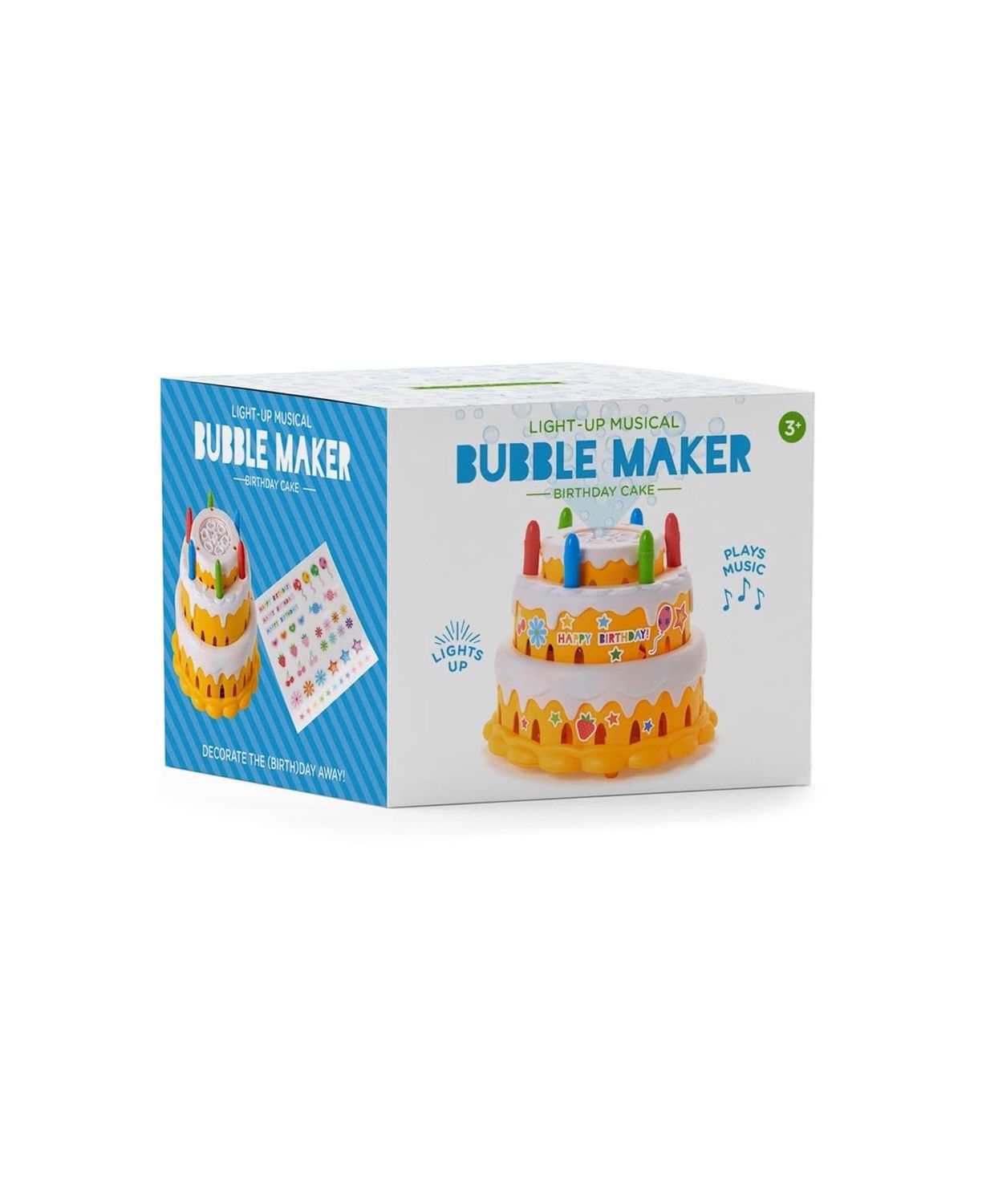 Light Up Musical Bubble Maker Birthday Cake