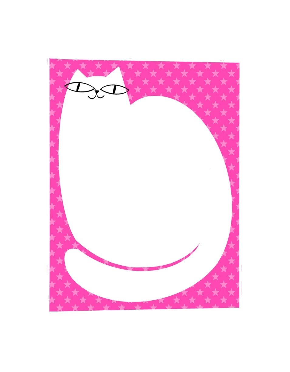 White Cat Notepad