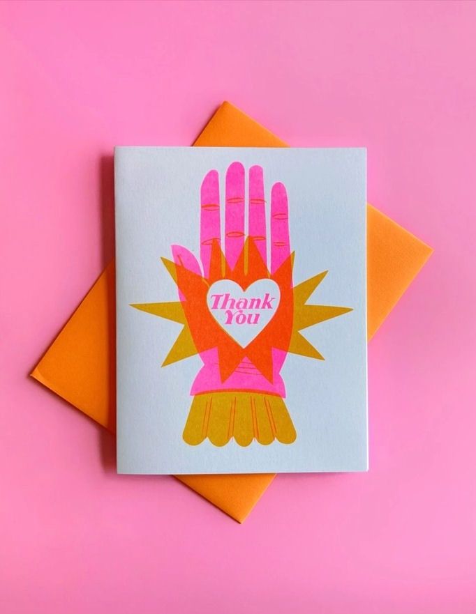 Thank You Helping Hand Card