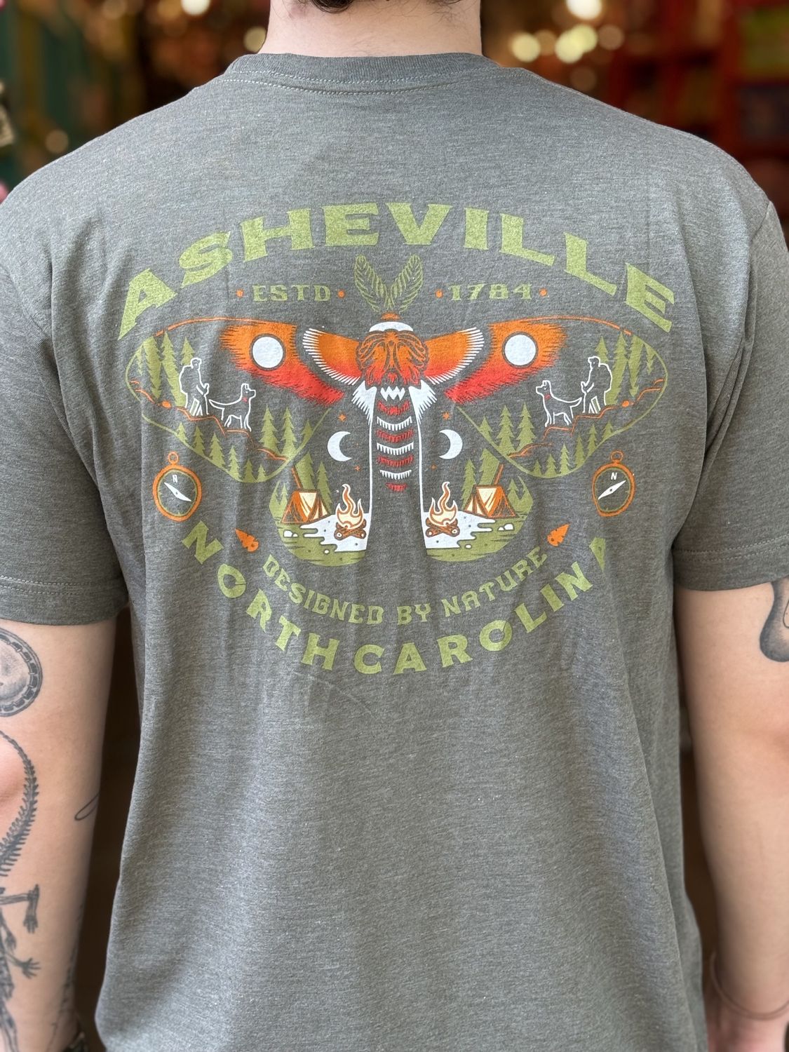 Smoky Mountain Moth T-Shirt, Size: Small