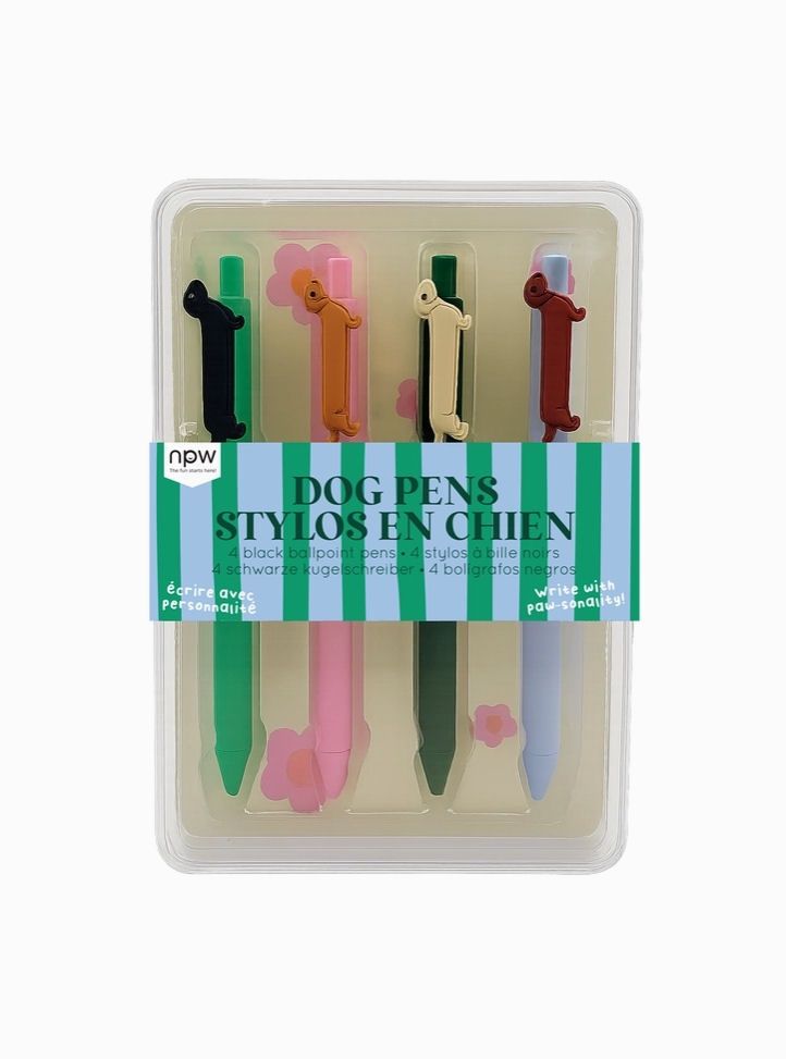 Weiner Dog 4 Pack Pens