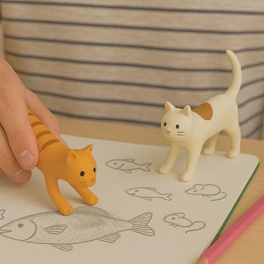 Cat Erasers