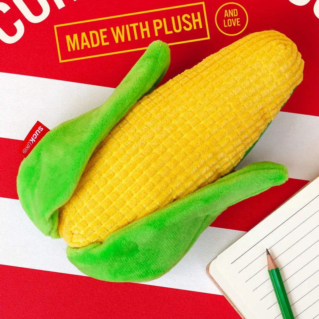 Corn Plush Zip Bag