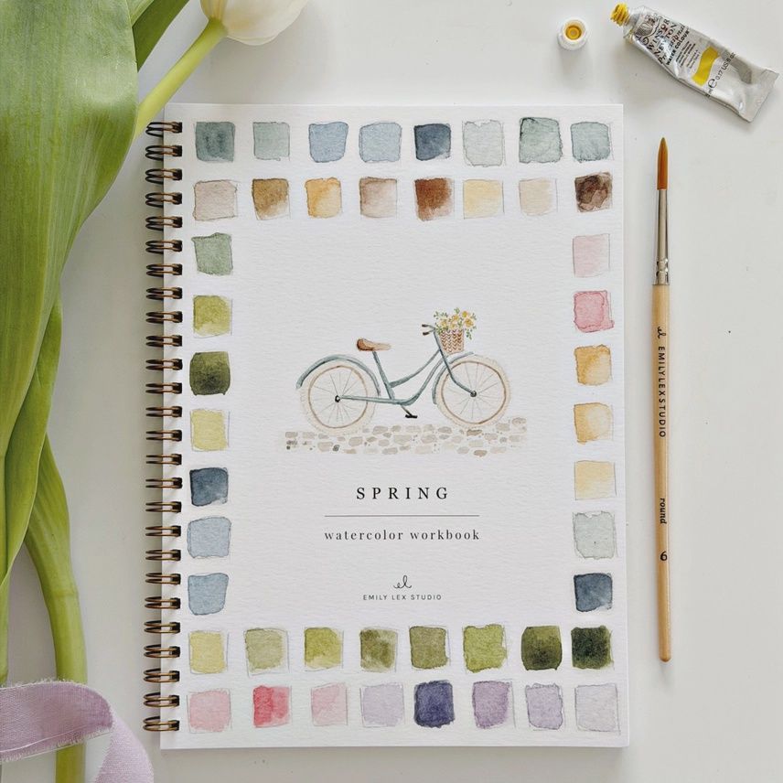 Spring Watercolor Workbook