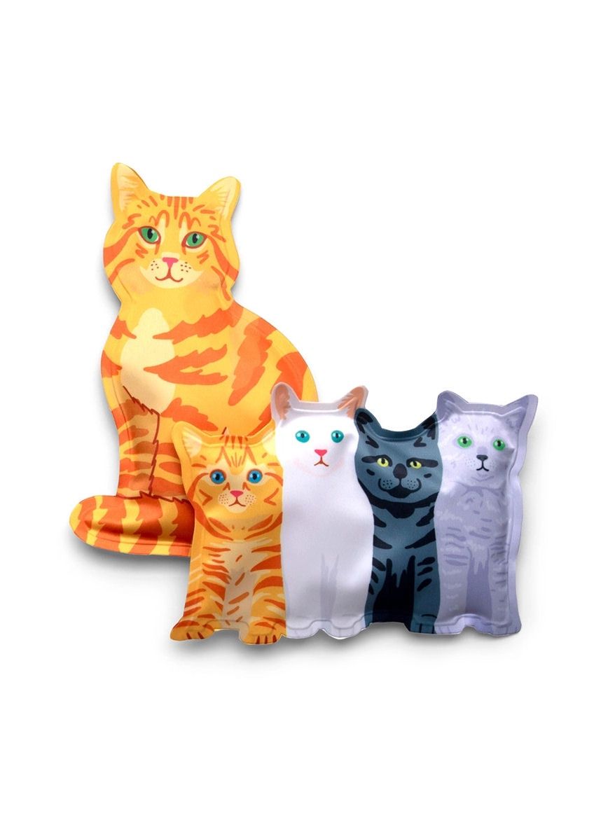 Ice Pads Two Cat Shaped Reusable Ice Packs