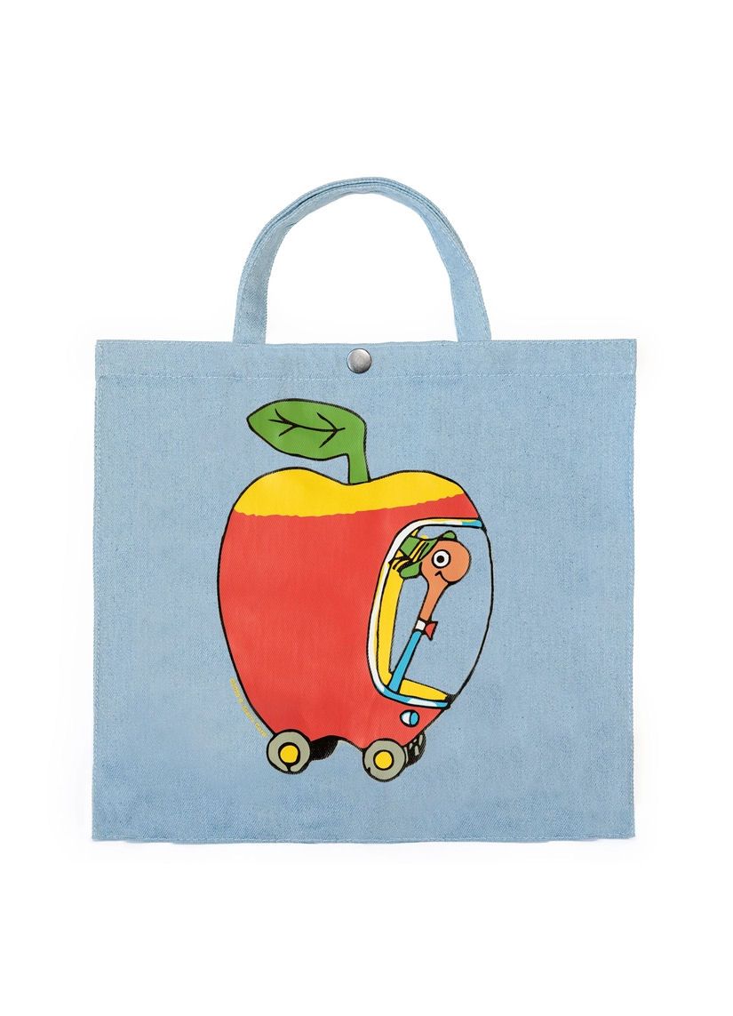 Richard Scarry's Apple Car Market Tote Bag