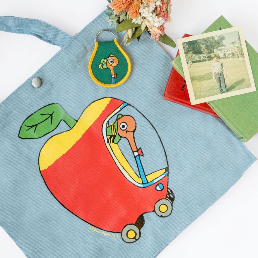 Richard Scarry's Apple Car Market Tote Bag
