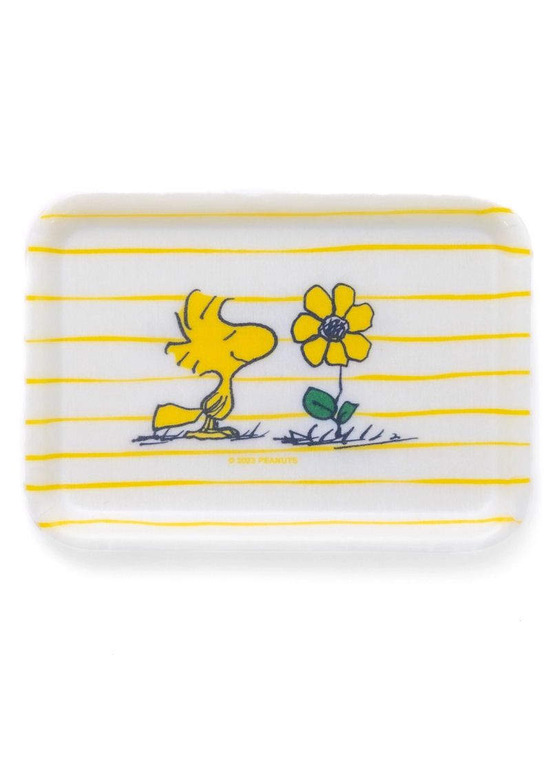 Peanuts Woodstock Flower Fiberglass Tray