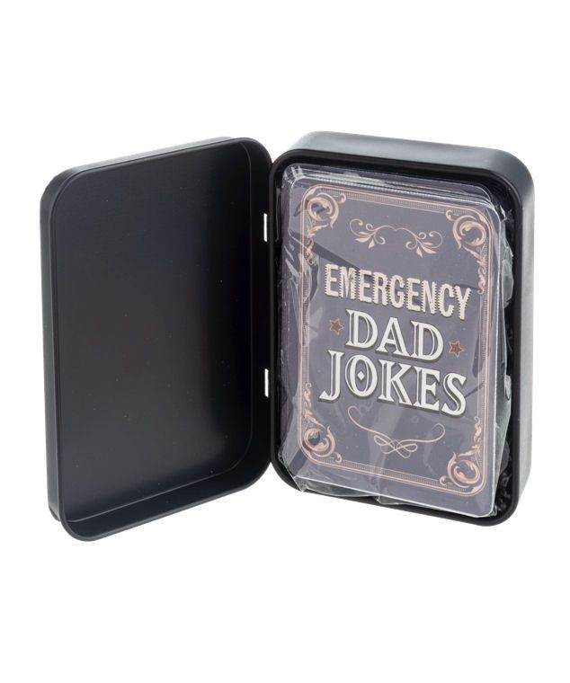 Emergency Dad Joke Card Deck In Tin