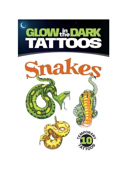 Glow In The Dark Snakes Tattoos