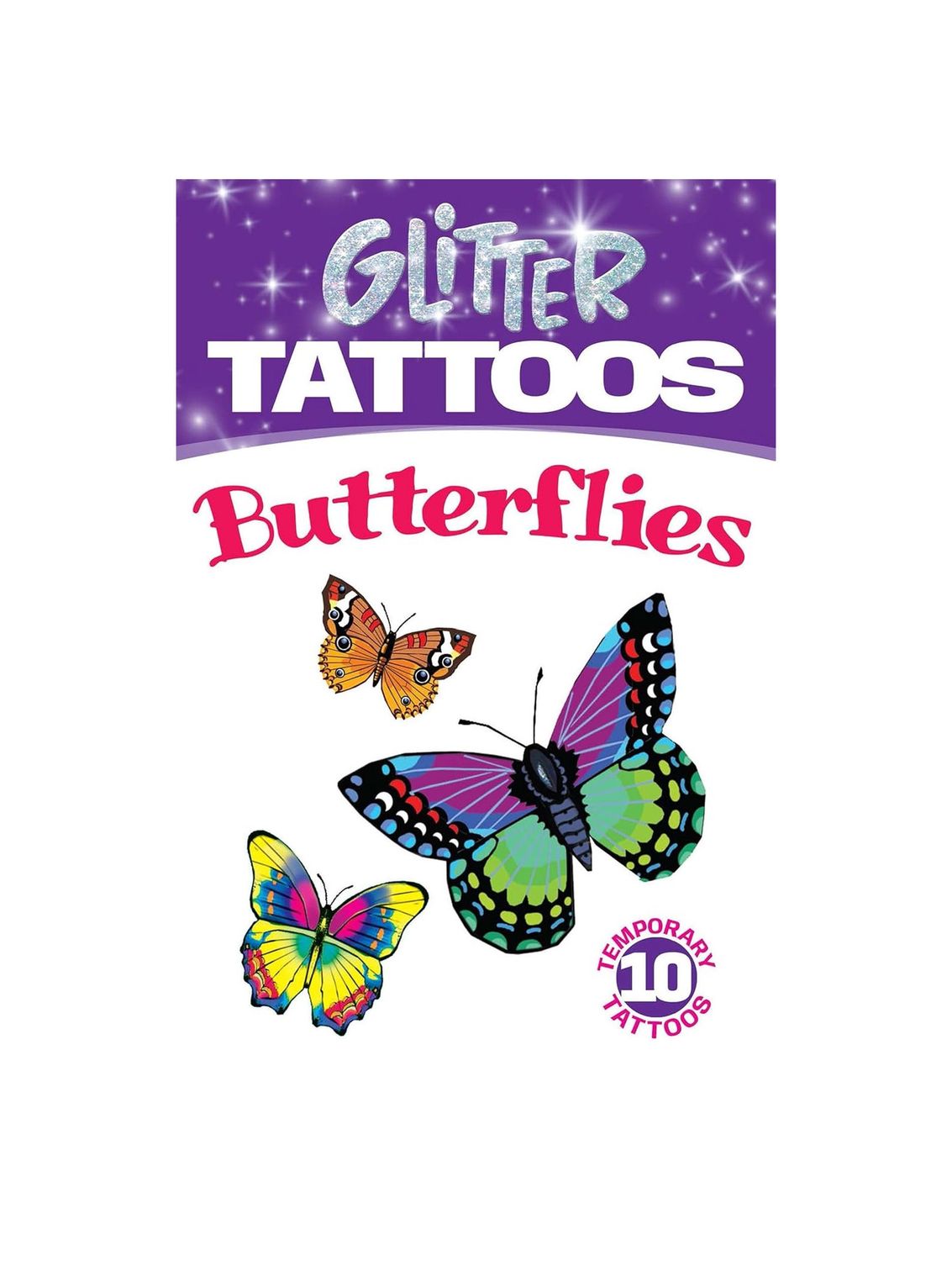 Glitter Butterflies Tattoos
