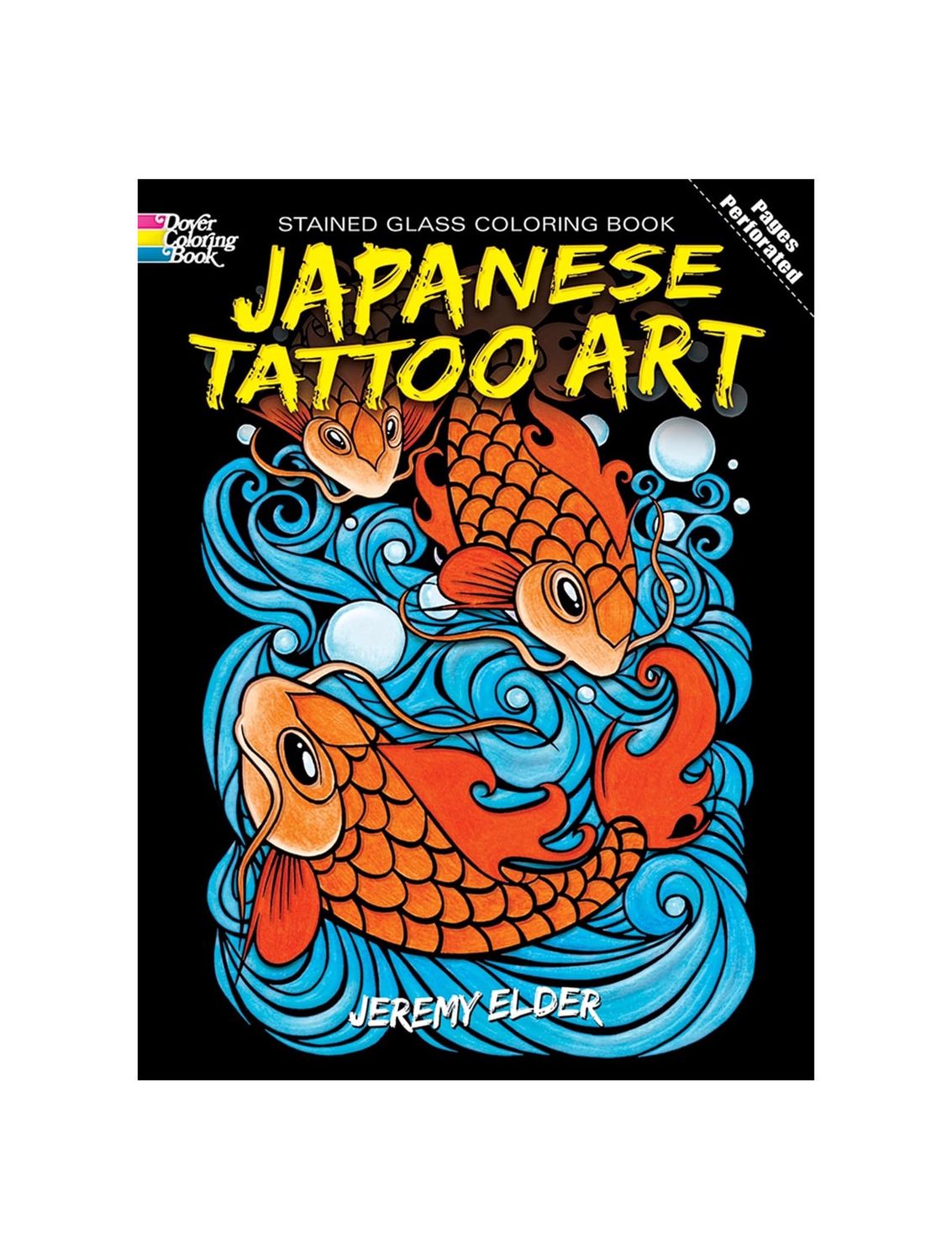 Japanese Tattoo Art Coloring Paperback Book